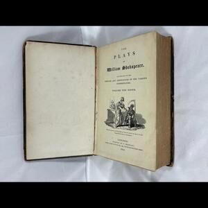WOW!  RARE  1805  The Plays Of William Shakspeare Vol. IX  (Volume the Ninth)